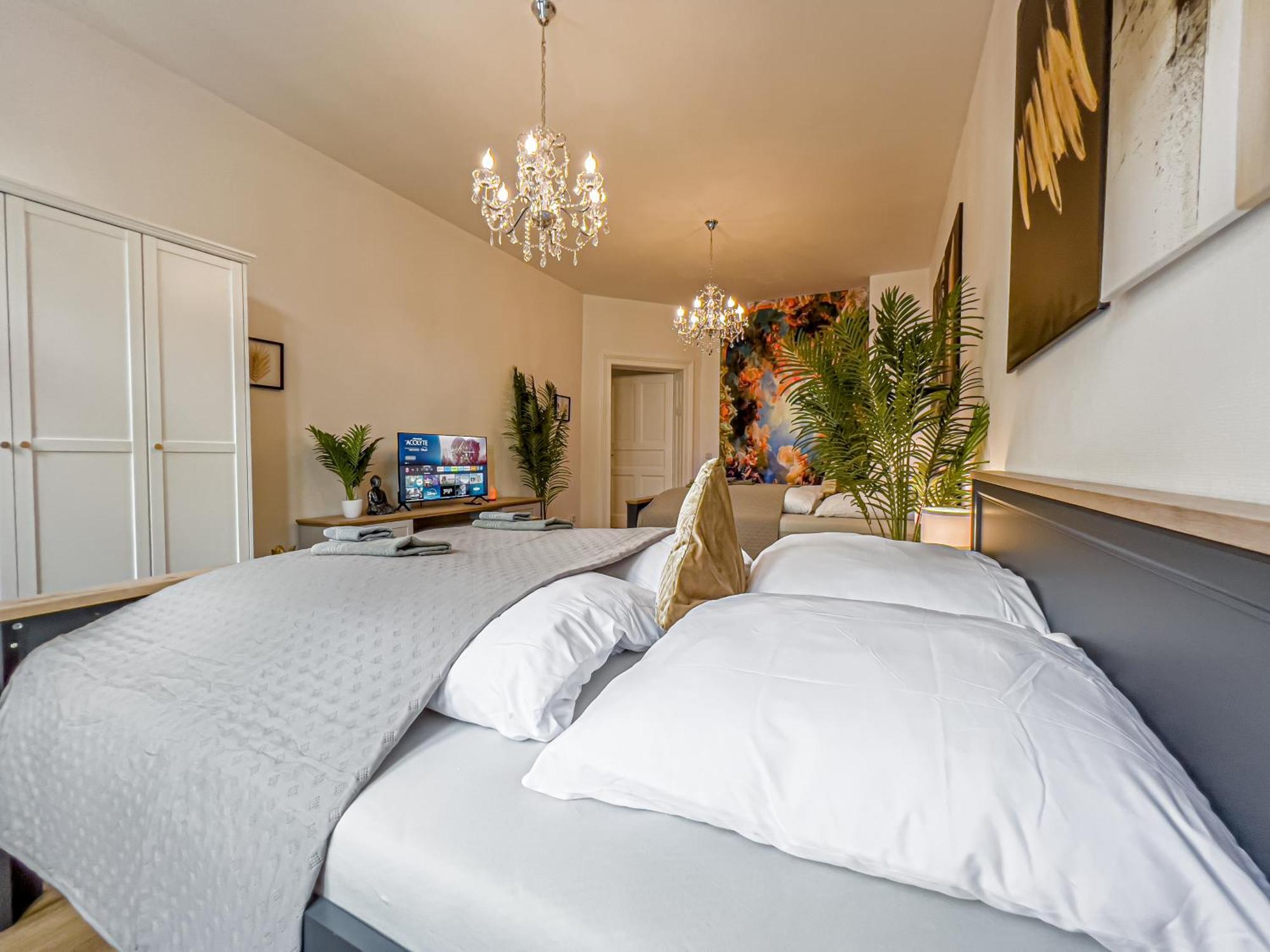 Apartment Grosse 3 Schlafzimmer Mit Kueche, Bad, Waschmaschine & Balkon Am Zoo